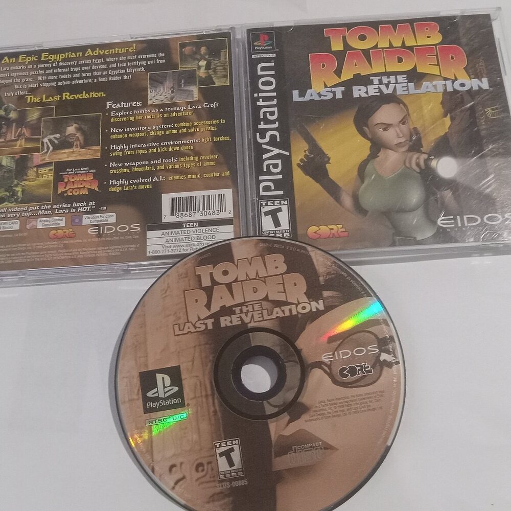Tomb Raider The Last Revelation PS1 COMPLETE Tested Playstation 1 Video Game